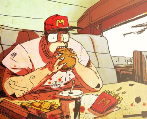 fast food recherche romain laforet