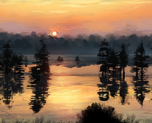 Dumas lac concept art romain laforet