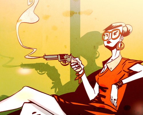 girl and gun romain laforet