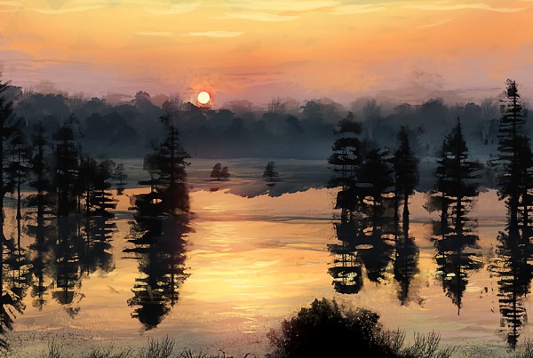 Lac Dumas Sunset - Romain Laforet