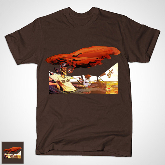 tshirt 2 bro, 1 car, 1 stick romain laforet