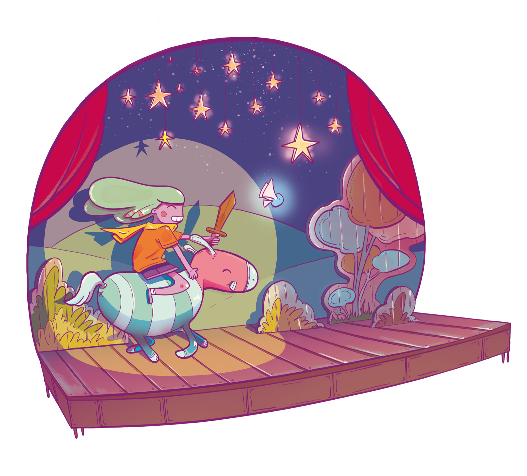jeux d'enfant - Illustration - Romain Laforet