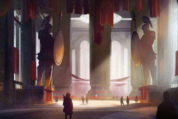 forum entrance romain laforet concept art